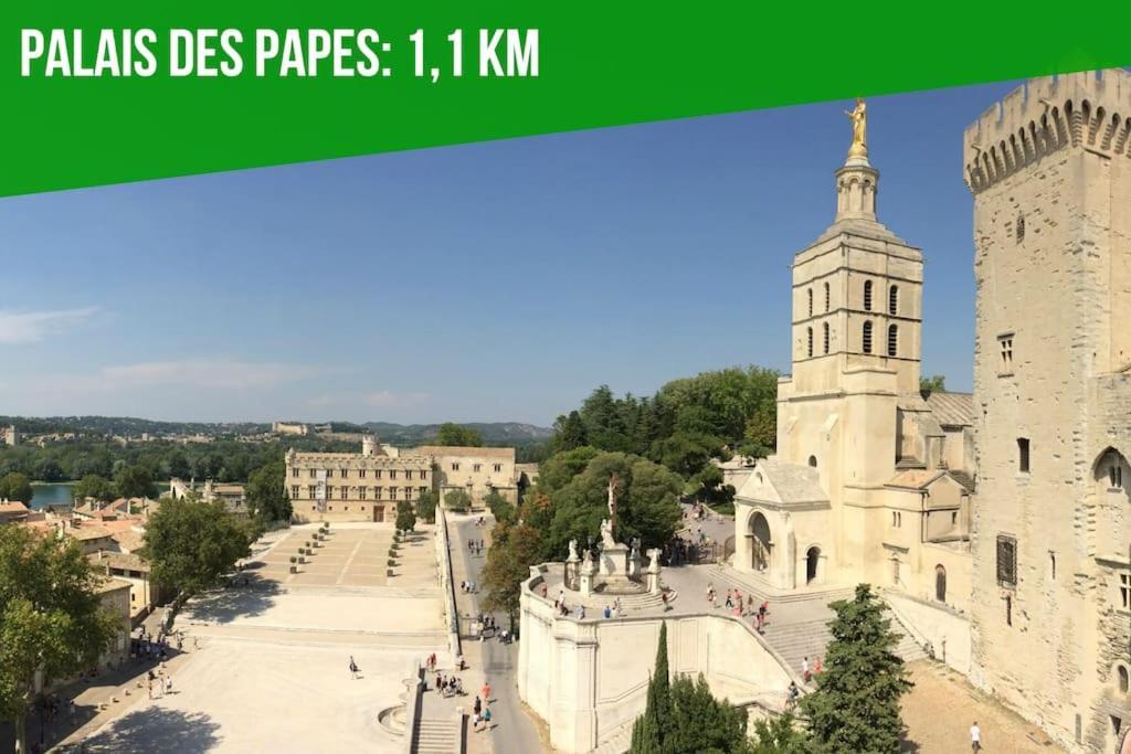 Pops Flat - Parking Prive Gratuit - Wi-Fi - Ac Clim Appartement Avignon Buitenkant foto