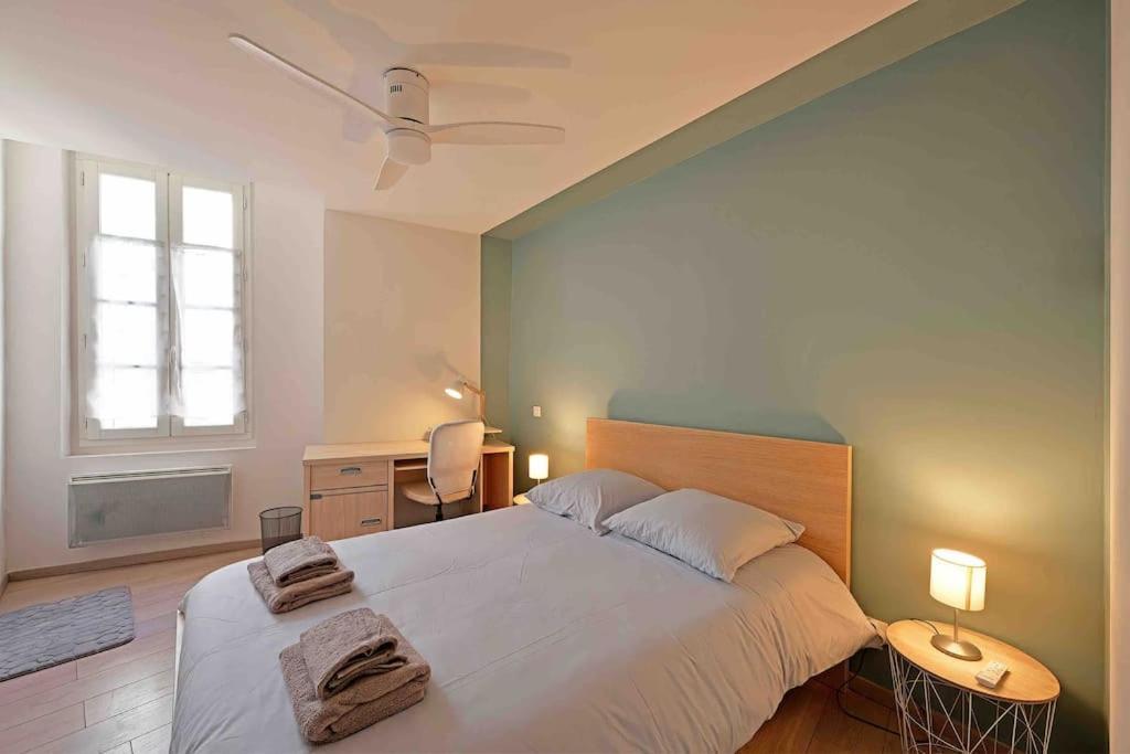 Pops Flat - Parking Prive Gratuit - Wi-Fi - Ac Clim Appartement Avignon Buitenkant foto